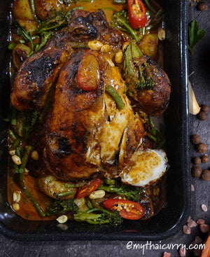 Massaman roast chicken