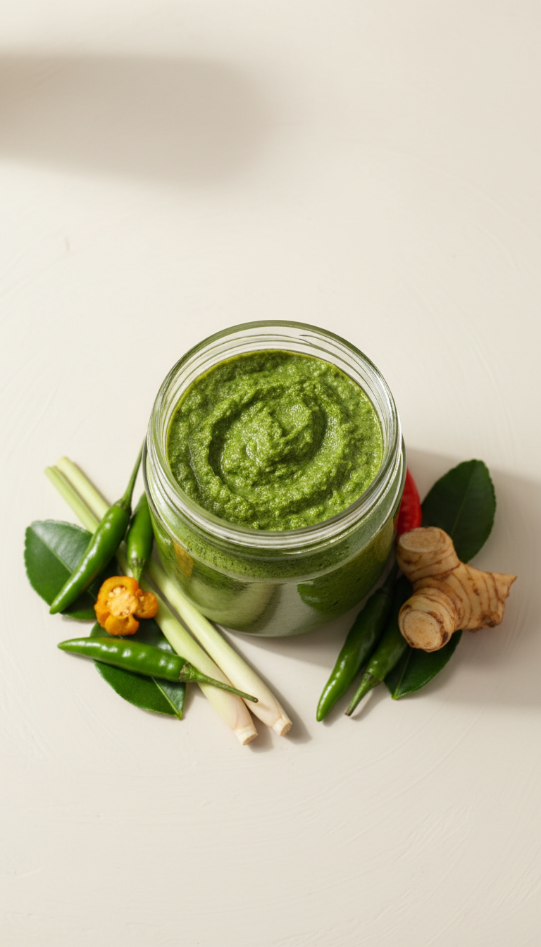 Green Curry Paste With Kaffir Lime